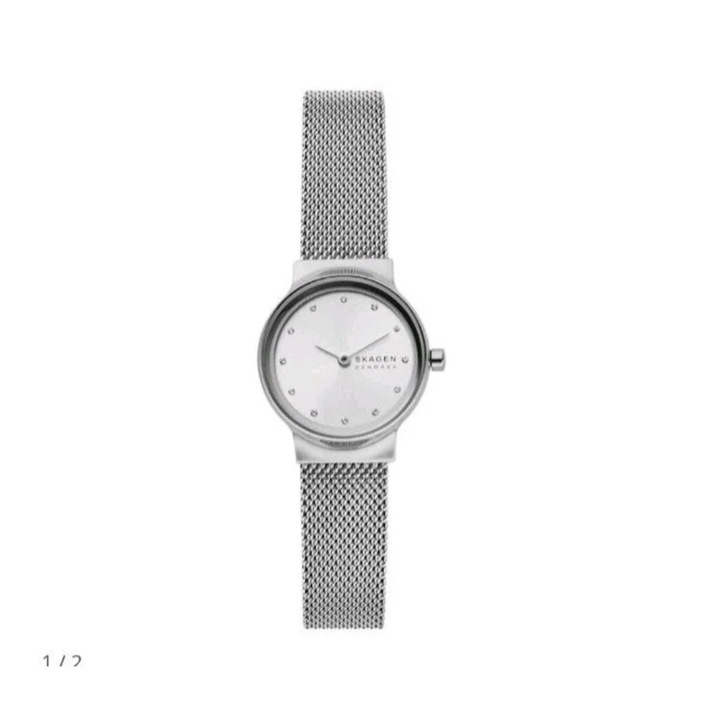 Skagen Freja Lille Womens Watch 50mm Stainless Steel Silver Mesh SKW2715 Classic